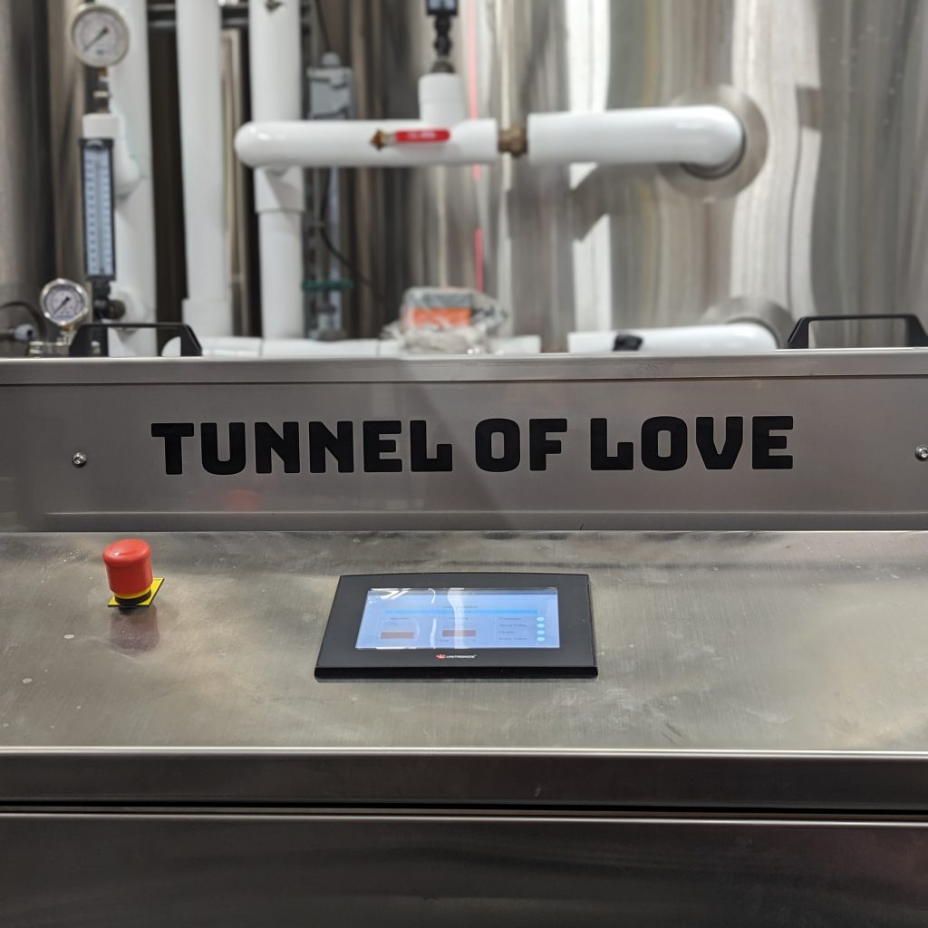 Tunnel of love craft tunnel pasteurizer
